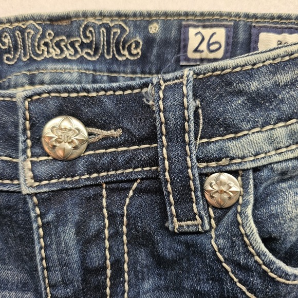 Miss Me Women's Blue Jeans, Size 26, Boot Cut, Style M3115B - Picture 9 of 14